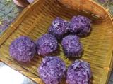 紫薯糯米丸子的做法[图]