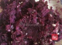 紫薯糯米丸子的做法图解4