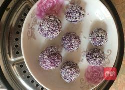 紫薯糯米丸子的做法图解7