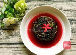 蒜粒炒红苋菜的做法图解8