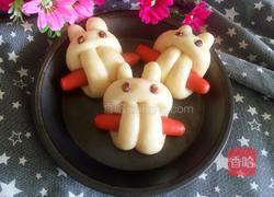 小兔香肠馒头（一次发酵法）的做法图解10