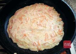 胡萝卜土豆丝饼的做法图解6