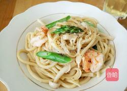 奶油什锦空心意面的做法图解12