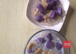 椰香芋圆西米露的做法图解8