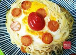 面条火腿煎蛋的做法图解11