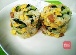 青瓜炒饭的做法图解11