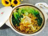 菌菇滑鸡煲仔饭的做法[图]