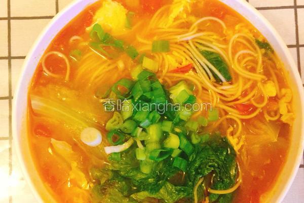 西红柿鸡蛋面