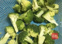 西兰花番茄炒肉的做法图解1