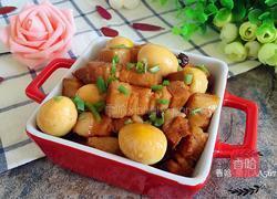 红烧肉炖鹌鹑蛋的做法图解7