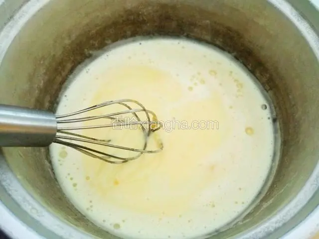 再把蛋糊回锅
