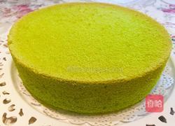 菠菜汁戚风蛋糕（八寸）的做法图解21