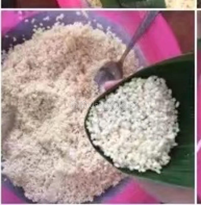 再加点糯米，盖住肉