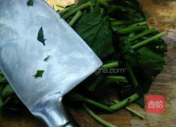 姜汁菠菜的做法图解2