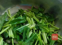 姜汁菠菜的做法图解3