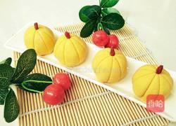 南瓜豆沙包的做法图解9