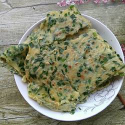 韭菜鸡蛋饼的做法[图]