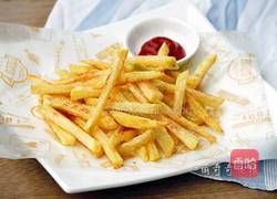 自制薯条少油烤箱版的做法图解10