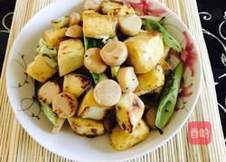 干煸馒头块的做法图解8