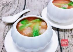 西红柿肉丸汤的做法图解8
