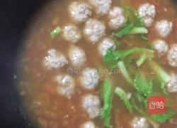 西红柿肉丸汤的做法图解7
