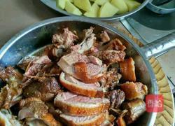 土豆焖鸭的做法图解4