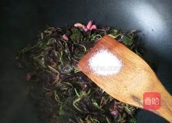 蒜香红苋菜的做法图解8