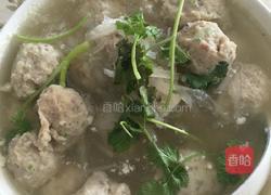 萝卜丝丸子汤的做法图解4