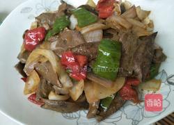 洋葱爆炒猪肝的做法图解9