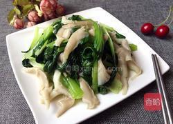 平菇炒青菜的做法图解8