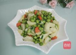 毛豆子炒茭白的做法图解9