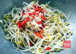 凉拌酸辣黄豆芽的做法图解4