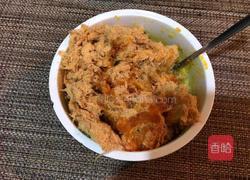 咸蛋黄肉松馅的做法图解3