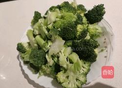 香菇蟹肉西兰花的做法图解2