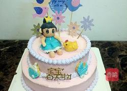 翻糖装饰淡奶油双层蛋糕的做法图解12