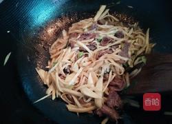 茭白丝炒牛肉的做法图解4