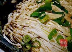 白灼金针菇的做法图解8