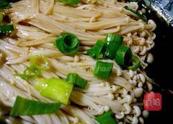 白灼金针菇的做法图解9