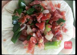 腊肉煎饼的做法图解2
