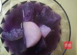 山药紫薯汤的做法图解3