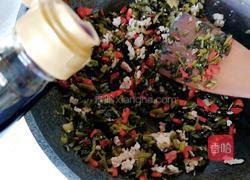 雪菜肉末的做法图解6