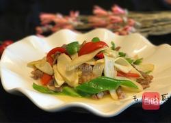 茭白炒肉的做法图解8