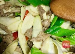 茭白炒肉的做法图解7