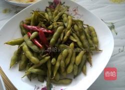 盐水煮毛豆的做法图解1