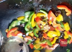 彩椒炒猪肉的做法图解4