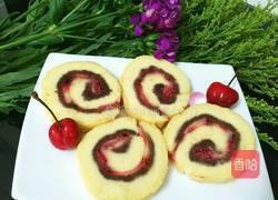 草莓蛋糕卷的做法图解13