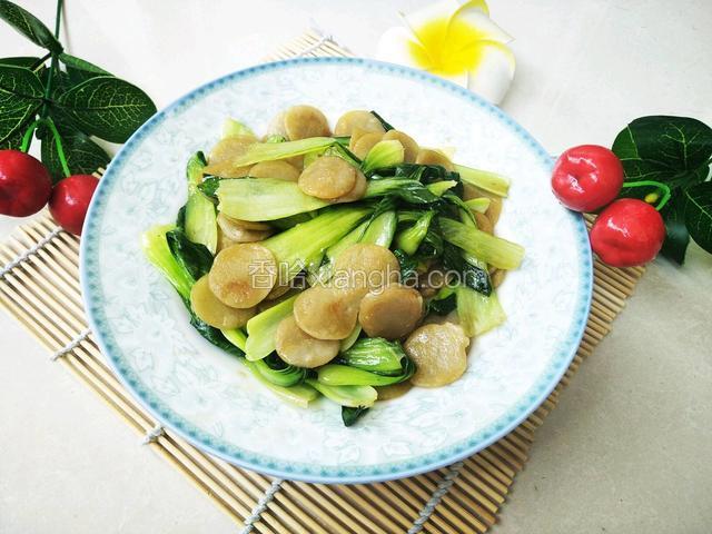 豆饼炒青菜
