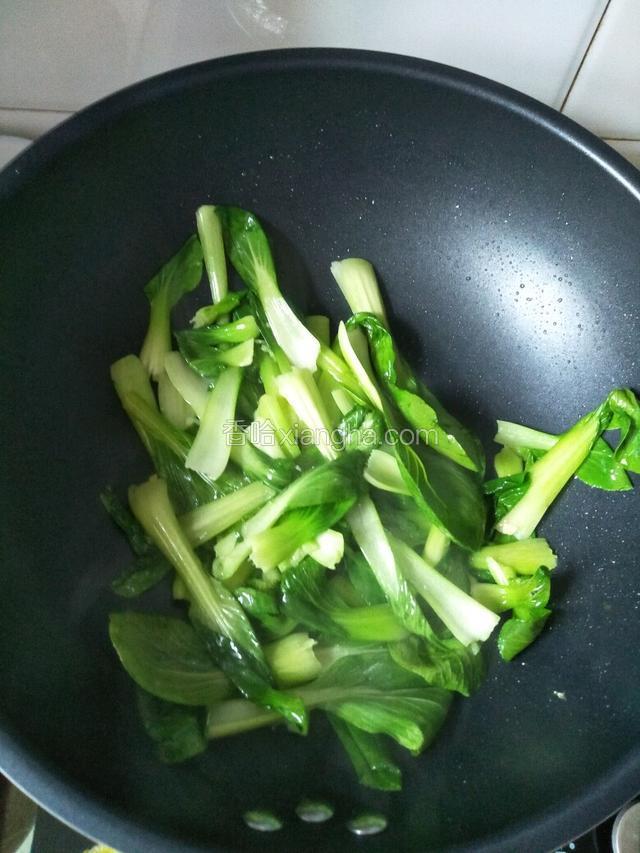 青菜炒软