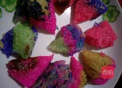 八色彩虹粽子的做法图解12