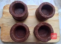 可可杯子蛋糕(覆盆子酸奶馅)的做法图解12